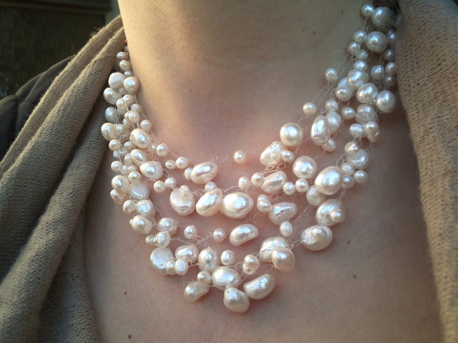 collane con perle di fiume