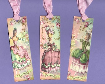 Bookmarks, Shabby French Style, Marie, Eat Cake, Marie Bookmark, Marie Antoinette