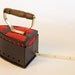 Vintage Pin Cushion with Measure Iron Shape