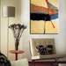 Mixed media contemporary abstract painting