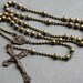 WWI Soldier Solid Metal Military Ball Chain Rosary