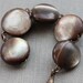 Victorian Black Pearl Abalone Beaded Watch Fob
