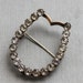 Large Victorian Paste Horseshoe Brooch