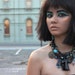RESERVED FOR TC Egyptian Dreaming Multistrand Necklace with Ankh Pendant and Charms