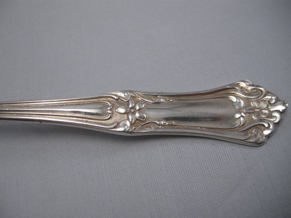 Vintage CROWN SILVER Co Large Casserole Serving Spoon