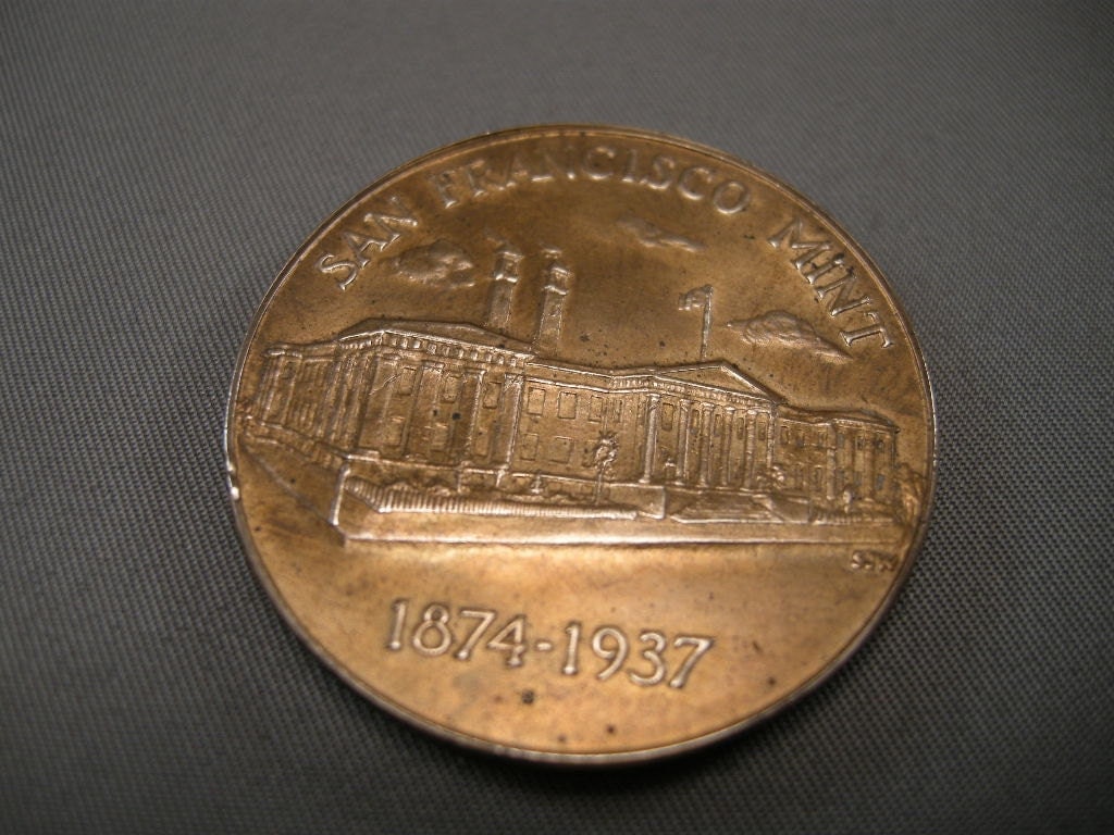 Collectible San Francisco Mint 18741937 Commemorative Coin