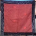 Black and Maroon Red Rose Altar Cloth/ Wall Hanging