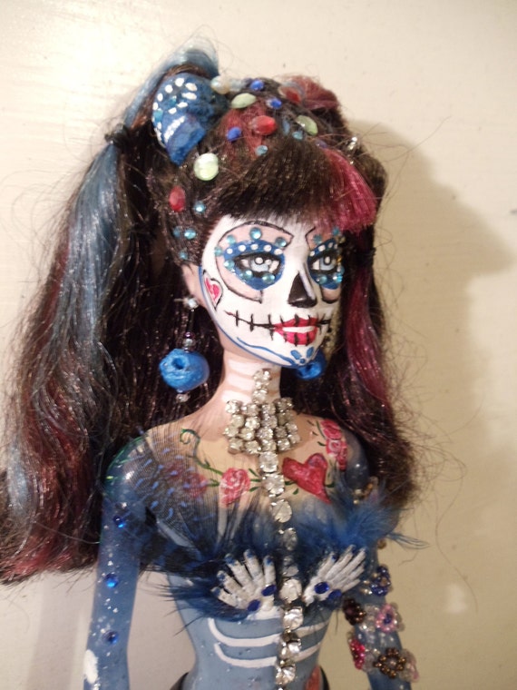 day of dead barbie doll