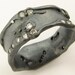 Melted Diamond Path Band, Black Size 10