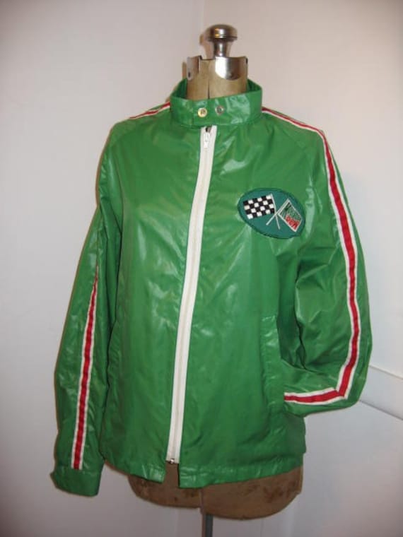 vintage 1970s jacket // MOUNTAIN DEW // nylon by RetroHommeVintage