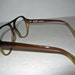 vintage plastic Aviator glasses frames OPTYL Playboy 1970s brown ombre