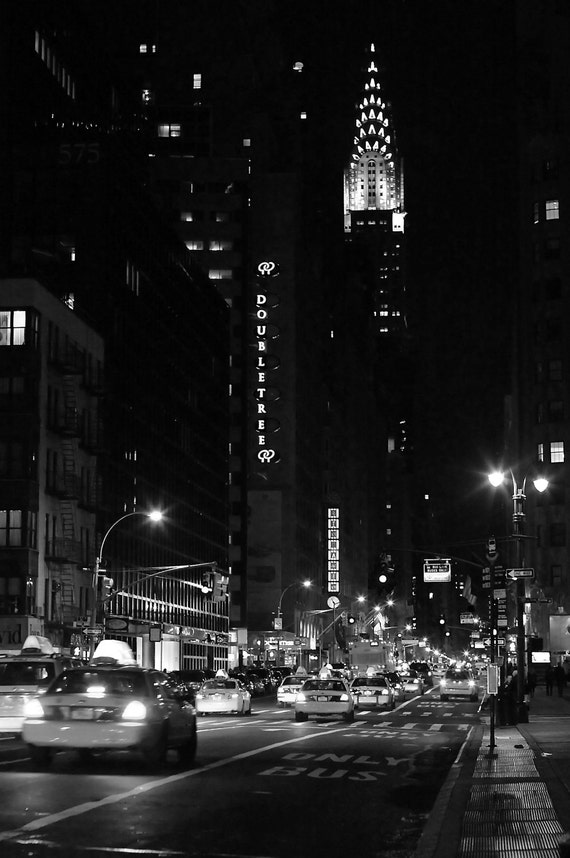 Items similar to New York City Photography - Big City Nights - 11x17