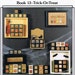 Alphabet Blocks Halloween Trick-Or-Treat Cross Stitch Embroidery Pattern Craft Leaflet
