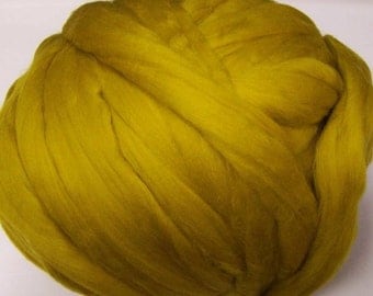 Roving Merino Wool, Wool Roving, Merino Roving, Felting Wool, Spinning Wool, Ashland Bay Roving - Dijon - 8oz