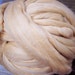 Roving Merino Wool for Spinning or Felting - Buff 8oz