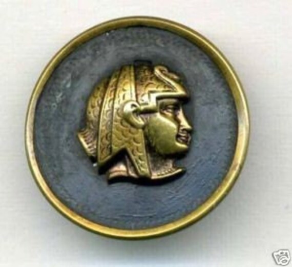 EGYPTIAN HEAD IN BRASS HIGH DEFINITION LARGE