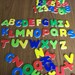 69 Wooden Magnetic Numbers and Letters for Crafting or Playing and Learning