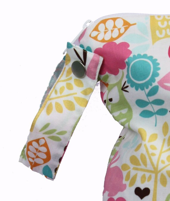 Wet Bag with Waterproof Lining and Zipper Opening Woodland