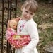 LARGE Toy Pouch Sling Baby Doll Carrier - Pink Paisley - FAST SHIPPING
