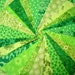 Lime Green Fabric Squares - Quilt Charm Squares by SEW FUN QUILTS Time Saver Quilt Kit -