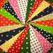 Polka Dot 5 inch Quilt Charm Squares - Dots Quilt Fabrics - SEW FUN QUILTS Time Saver Kit