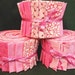 Pink Quilt Fabric Strips - Pink 2 1/2 inch wide quilt strips jelly roll - SEW FUN QUILTS Time Saver Kit