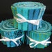 Jelly Roll Fabric Strips Quilt Kit - Aqua Time Saver Quilt Kit by SEW FUN QUILTS