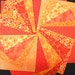 Orange Quilt Squares - Tangerine Charm Squares - SEW FUN QUILTS Time Saver Quilt Kit -