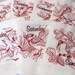 Bird Dishtowels Embroidered Flour Sack Towels - Cardinals - Woodpecker - Hummingbirds by SEW FUN QUILTS