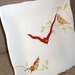 ON SALE - Wall Clock - Floral BIrd Porcelain Plate Wall Clock No. 710 (8 inches)