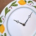 Wall Clock - Lemon Plate Wall Clock No. 863 (10-3/4 inches)