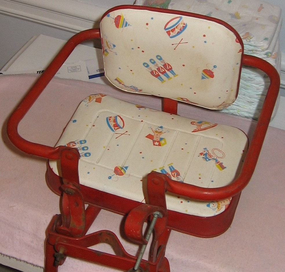 Vintage Child's Bicycle Seat