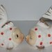 reserved for Nancy Wales Anthropomorphic Fish Shakers Polka Dots Japan
