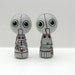 Robot Cake Toppers Love Bots - Kokeshi Doll