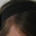 Black Dots on Black Stay In Place Headband