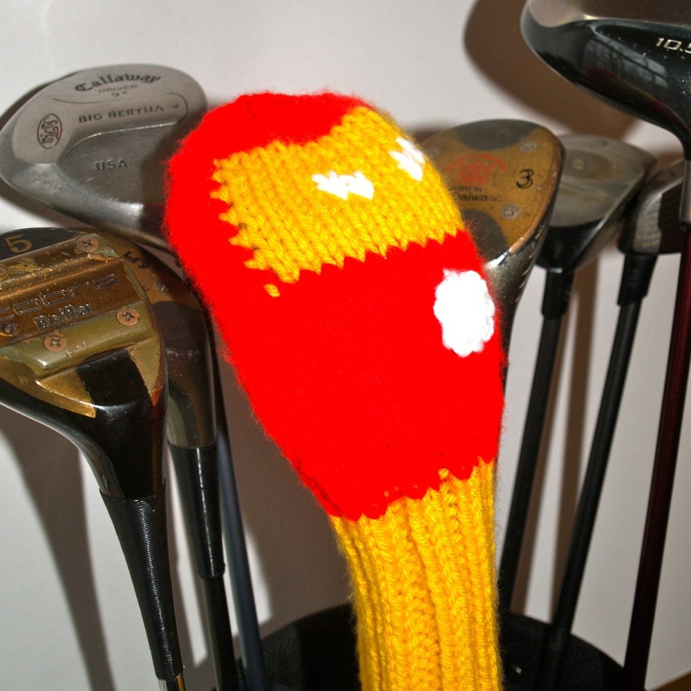 Knit PATTERN Golf Club Cover Marvel Collection PDF