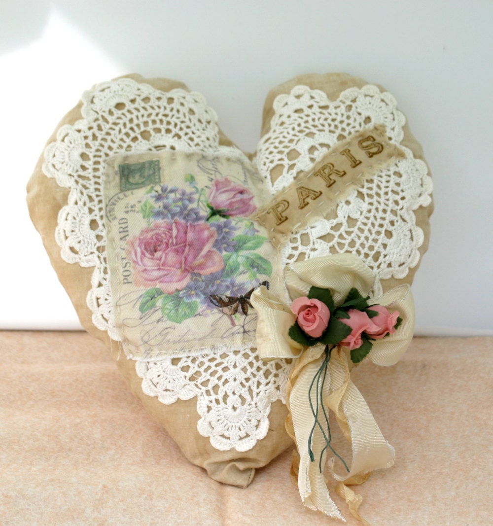Shabby Chic Heart Decoration