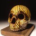 Repeating Leaf Honey Yellow Skull