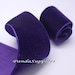 1-1/2 inch Amethyst Purple Velvet Ribbon - 6 yards (RN005-C1)