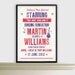 Fathers day custom retro Rock and Roll poster print PDF