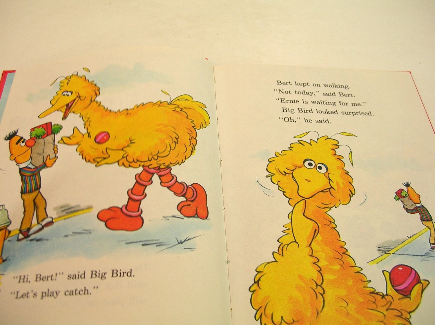 Vintage Sesame Street Book Nobody Cares About Me