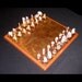 Copper and Quartz Crystal CHESS SET---ON SALE