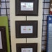 Ready to Ship: 3- 4x6" Antique White & Brown Rustic Plank Frame