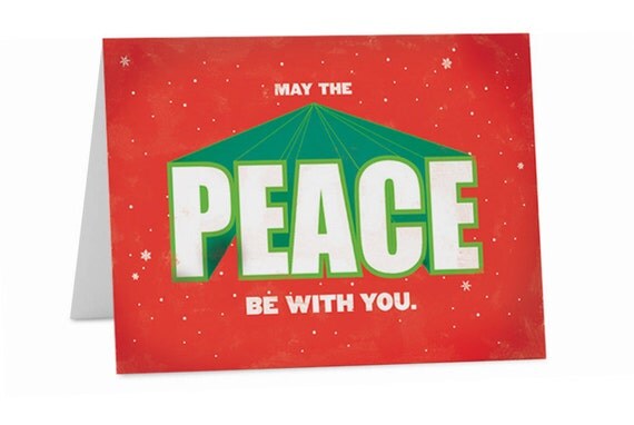 May the Peace Be with You Christmas Card