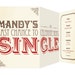 SINgle Bachelorette Party Invitations (Set of 10)