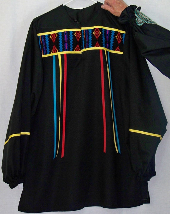 mens native ribbon shirts