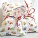 Reserved for Jessica toddler pillow, ABC, pocket, colorful alphabet stash cushion, car seat, stroller sized 11"