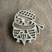 Grumpy Melbourne Owl Brooch
