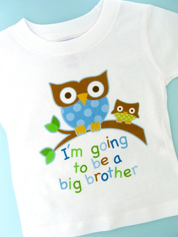 Big Brother Shirt I'm going to Be a Big Brother Owl Tee
