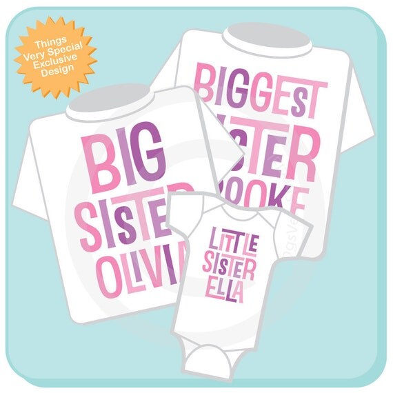 big and biggest sister shirts